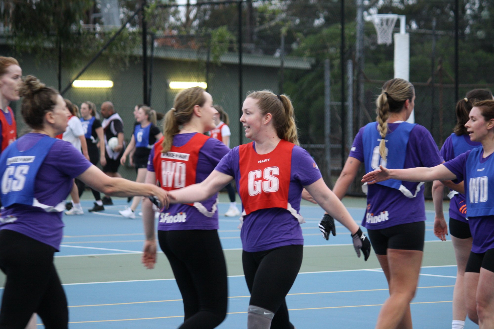CitySide Netball action